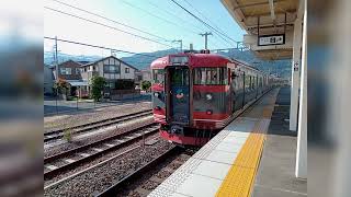 しなの鉄道115系S21編成　自動放送と走行音　通勤通学ラッシュ時間帯