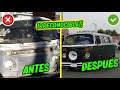 RESTAURACION🔥 DE AUTO CAMIONETA 🚐COMBI VW /CON POCO PRESUPUESTO💲/LA DUEÑA LA REGALA A SUS PADRES😍