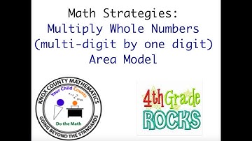 4th Grade Lesson 11 Area Model Intro Strategy Video