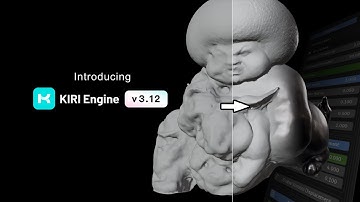 Introducing KIRI Engine v3.12 | 3DGS to Mesh 2.0, Remove 3DGS Background, 3DGS Render Blender Addon