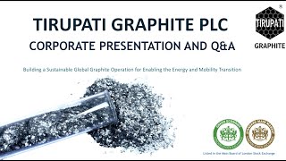 TIRUPATI GRAPHITE PLC  Shareholder Q&A