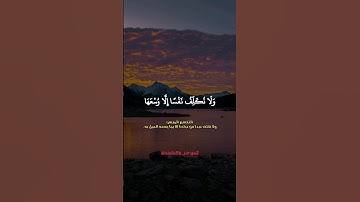 ولا نكلف نفسا إلا وسعها ❤️ #سورة_المؤمنون #صوت_جميل #تلاوة_خاشعة #قرآن_كريم #عبد_الرحمان_مسعد #دعم