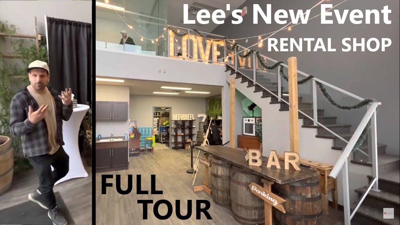 $500K Event Biz - Lee's New Office/Warehouse Tour - Epic Fast Growth! -  YouTube