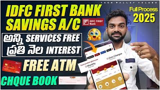 idfc first bank savings account opening online | idfc first bank online savings account opening 2025
