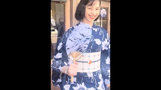 浴衣姿が異常に可愛い中条あやみ♡ #shorts #cancam #浴衣 #kyoto #京都 #yukata #中条あやみ