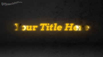 Firefly Swarm Title VZ Intro Animation Clip With Audio