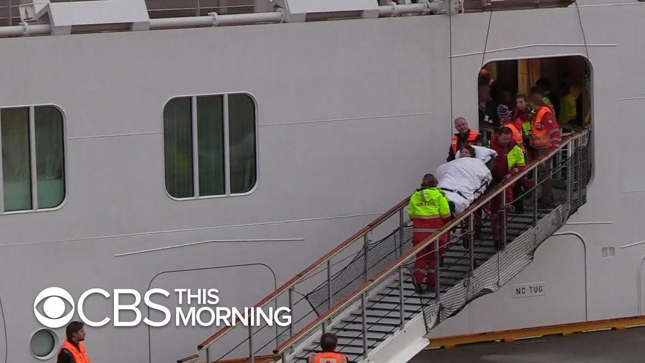 cruise ship passengers airlifted