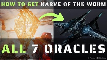 All 7 Oracle locations guide to get Karve of the Worm exotic ship - Destiny 2