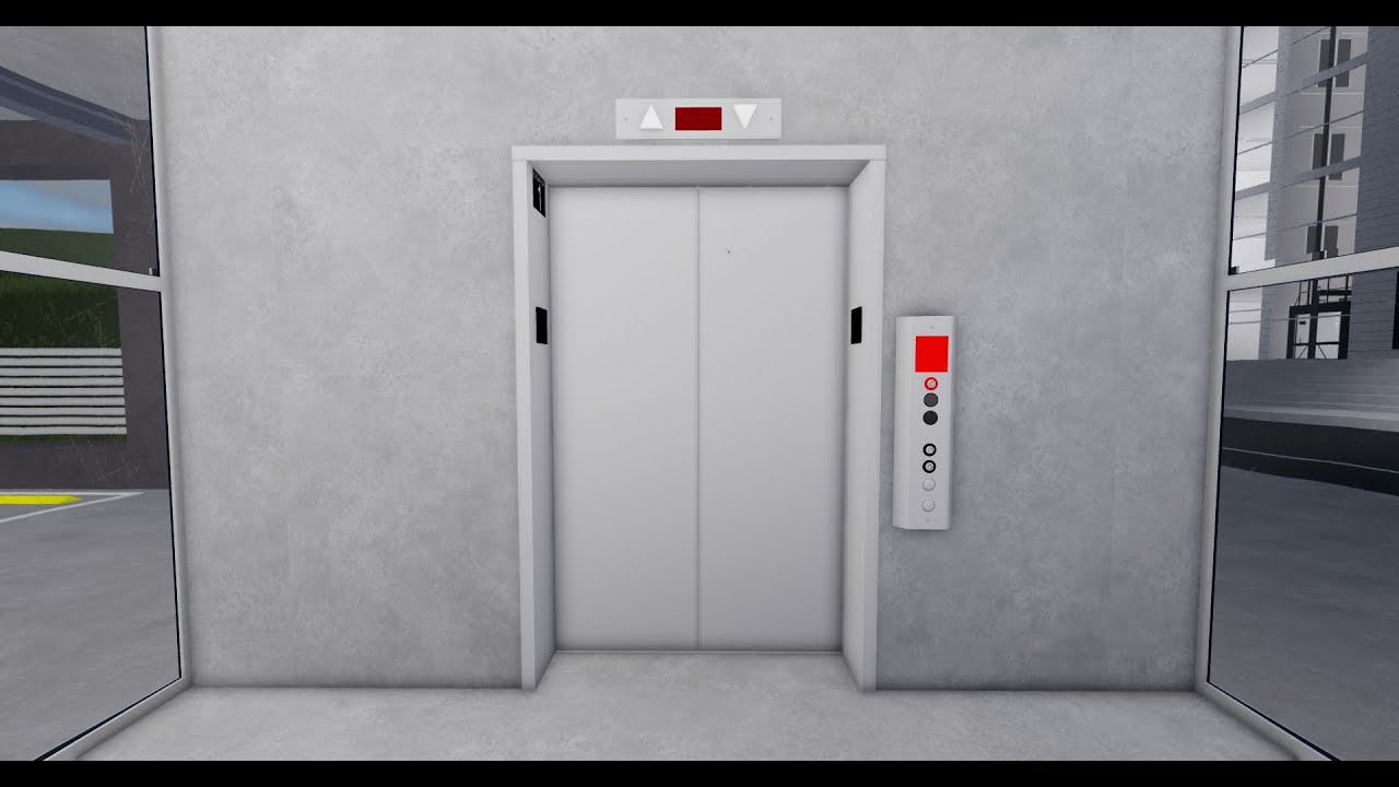 ThyssenKrupp Synergy scenic elevator at Green Ave Parking Garage, Elevator Testing, Roblox