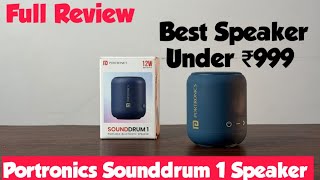Portronics SoundDrum 1 12W TWS Portable Bluetooth Speaker Review in 2026 | Budget Bluetooth Speaker
