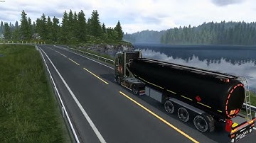 Scania V8 engine sound, open pipe