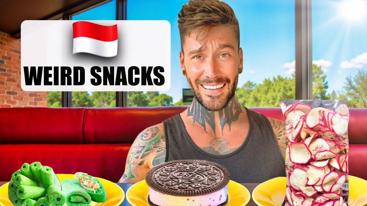 Trying Indonesian Snacks for the FIRST Time! 🇮🇩