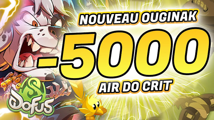 -5000 NOUVEAU STUFF OUGINAK AIR DO CRIT SUR DOFUS 3