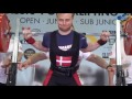 Junior Men, 83 & 93 kg - European Classic Powerlifting Championships 2017
