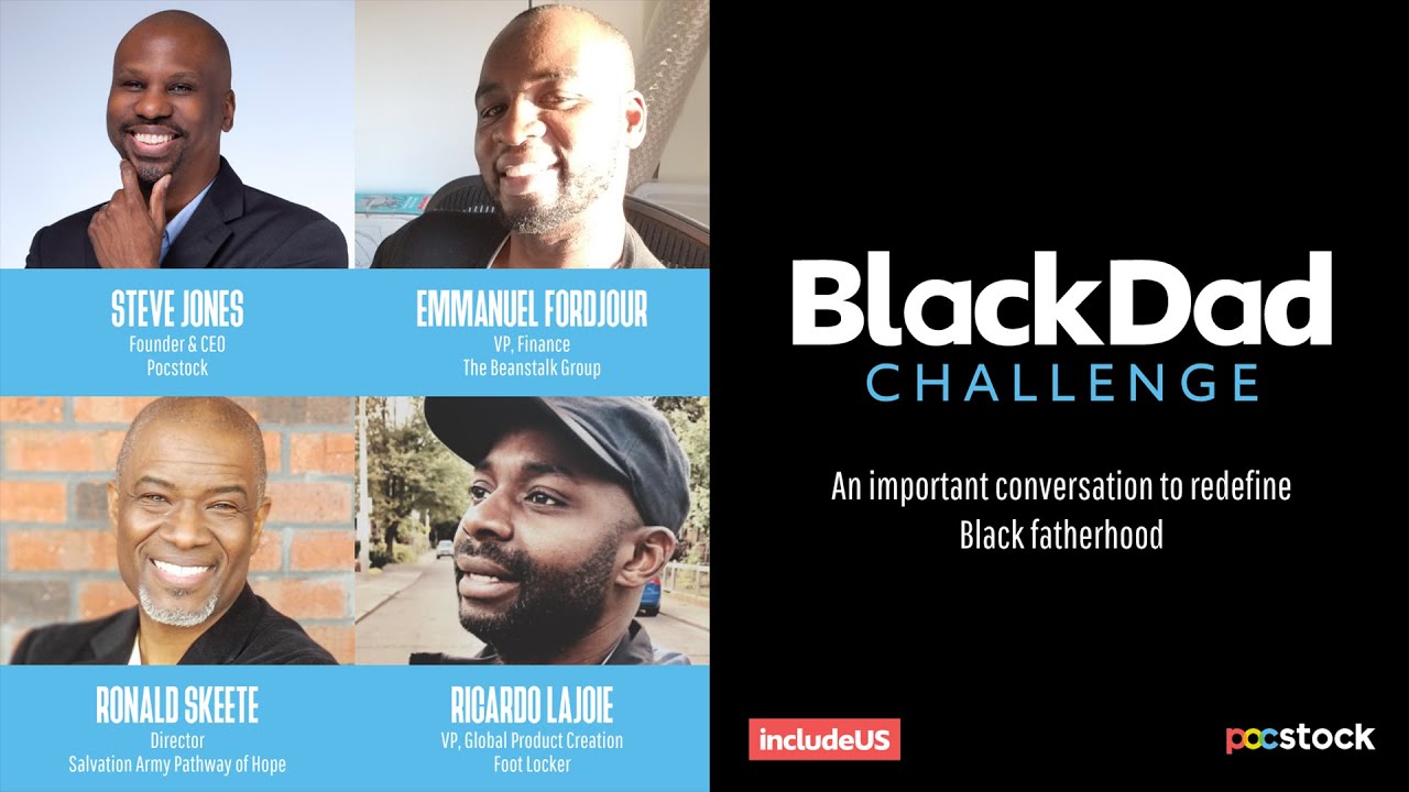 pocstock's 2nd Annual Black Dad Challenge: Redefining Fatherhood - YouTube