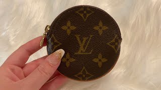 lv round coin purse liner