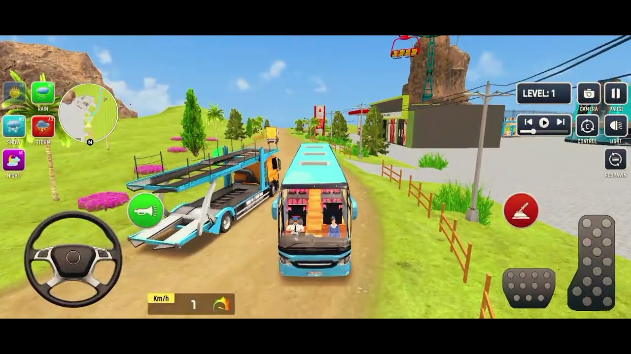 Bus simulator game 2026-bus game android gameplay.