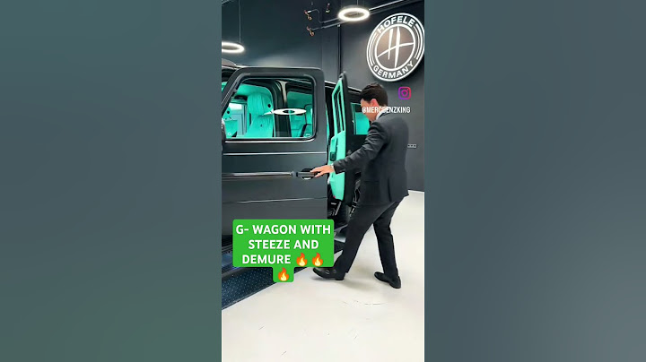 G-WAGON WITH STEEZE AND DEMURE 🔥🔥🔥