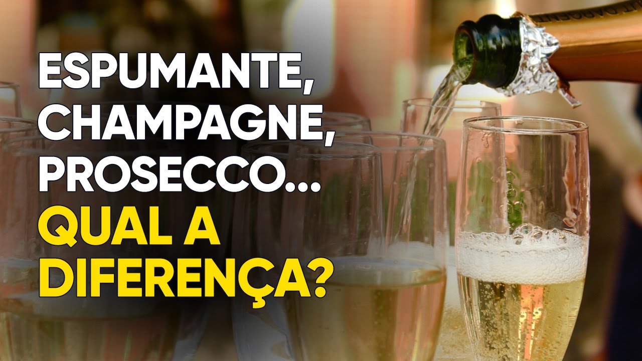 Espumante, Champagne, Prosecco... Qual a diferença? YouTube Espumante, Champagne, Prosecco... Qual a diferença? YouTube