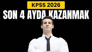 Sıfırdan Son 4 Ayda KPSS Kazanmak 💪 Adım Adım Planlıyoruz 📝 KPSS 2026