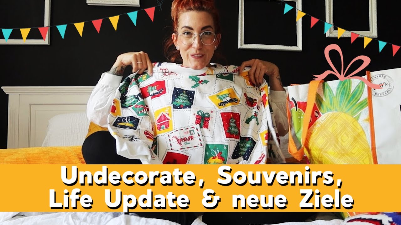 Undecorate with me, Souvenirs, Life Update & neue Ziele // // Weekly Vlog 108 | Sabrina Sterntal