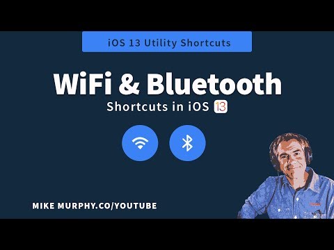 iOS 13: WiFi & Bluetooth Shortcuts