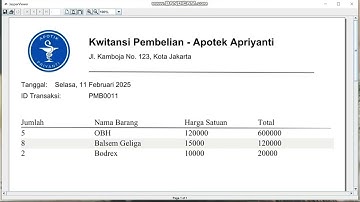 SIMULASI APLIKASI KKP PERANCANGAN BANGUN APLIKASI PENJUALAN DAN PERSEDIAAN OBAT PADA APOTEK PRIYANTI