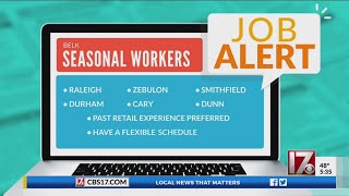 Job Alert: Seasonal workers at Belk