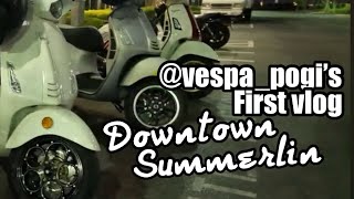 Bomac Vlogs | @Vespa_pogi First Vlog Ride | Down Town Summerlin