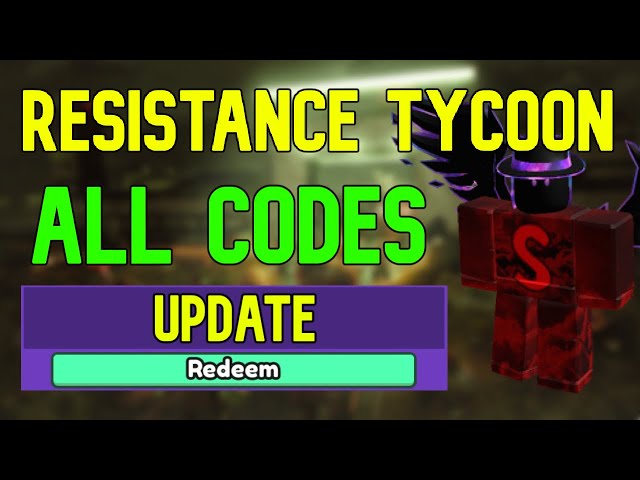 Roblox: The Resistance Tycoon Codes