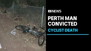 Unregistered motorbike rider found guilty of manslaughter for killing cyclist | ABC News