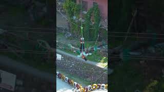 Cute girl bungee reaction ❤️🫶Wow yrr… pehle dar 😳 phir smile 😍Pure thrill + cuteness overload 💥💞