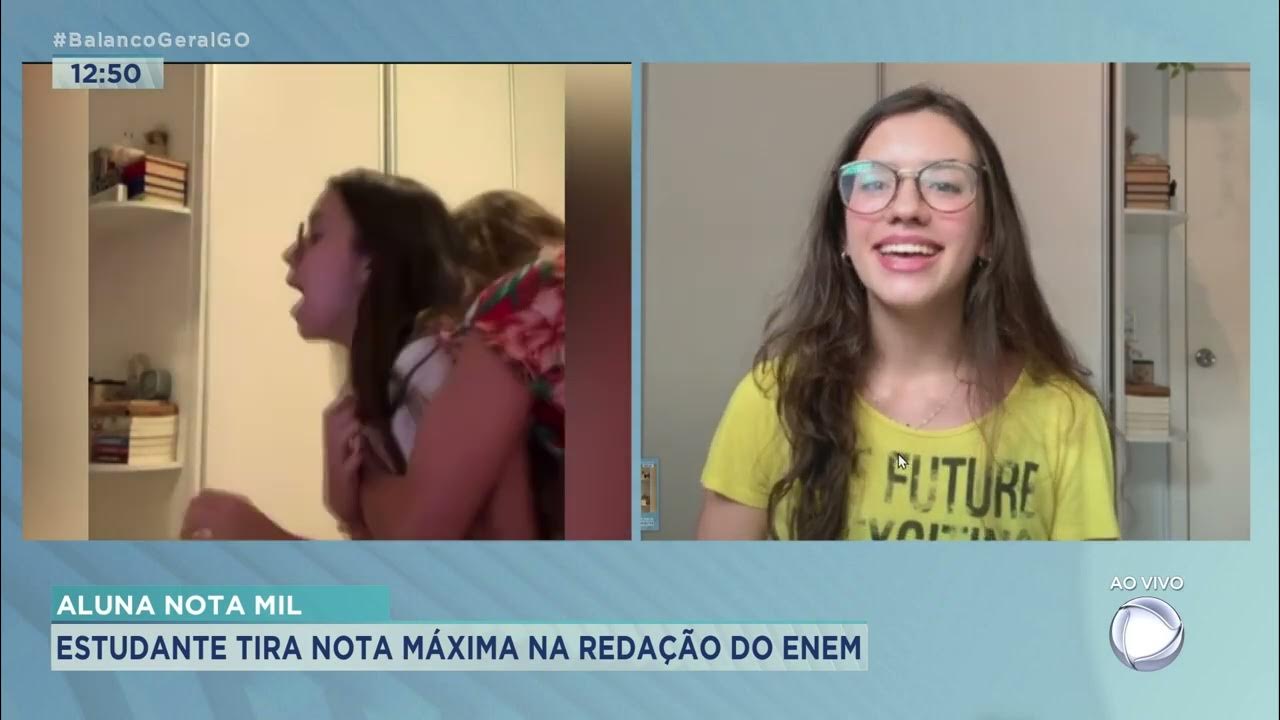 Aluna potiguar tira nota mil na redação do Enem: “Não esperava