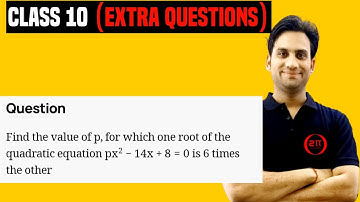 Find the value of p, for which one root of the quadratic equation px²-14x+8=0 is 6 times the other.
