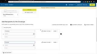 DocuSign: Template Creation