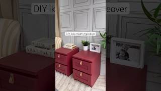 IKEA Malm Hack: Stunning Bedside Table Makeover with Frenchic Riad Red