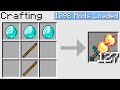 Minecraft UHC but crafting recipes are RANDOM... with 1,000 mods.