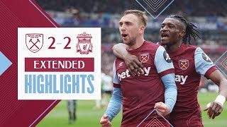 Extended Highlights | Points Shared After Late Antonio Header | West Ham 22 Liverpool