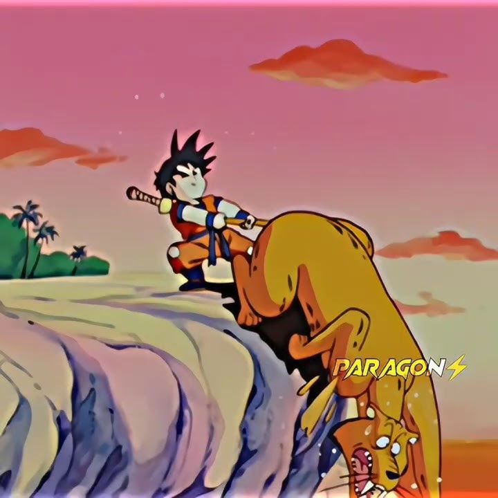 When Gohan Saved a Tiger 🐯🤯🔥 #dragonball #dbs #dbz #dragonballz #dragonballsuper #anime #shorts