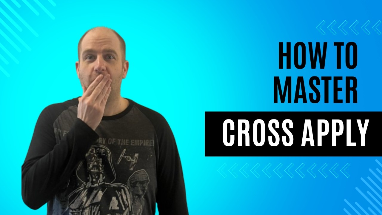 How to use CROSS APPLY with SQL Server - YouTube
