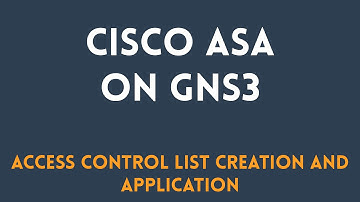 ASA Access Control List GNS3
