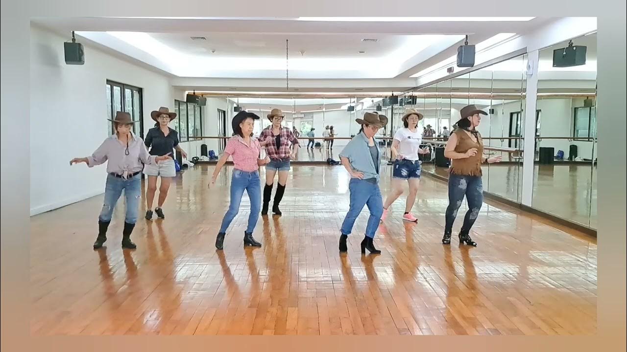 Cotton Fields Line Dance (2nd upload) demo Ladies LD YouTube