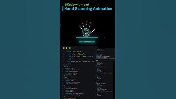 Hand Scanning Animation #code-with-react #css  #coding #shorts