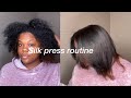 My one pass *NO DAMAGE* silk press routine!