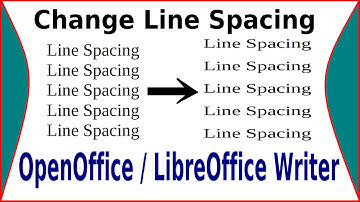 How To Change Line Spacing in  LibreOffice Writer