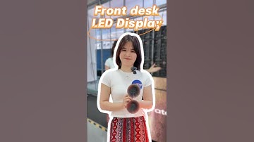 Front desk LED Display composed of soft modules.#eagerled #eagerjudy #daily #leddisplay #ledscreen