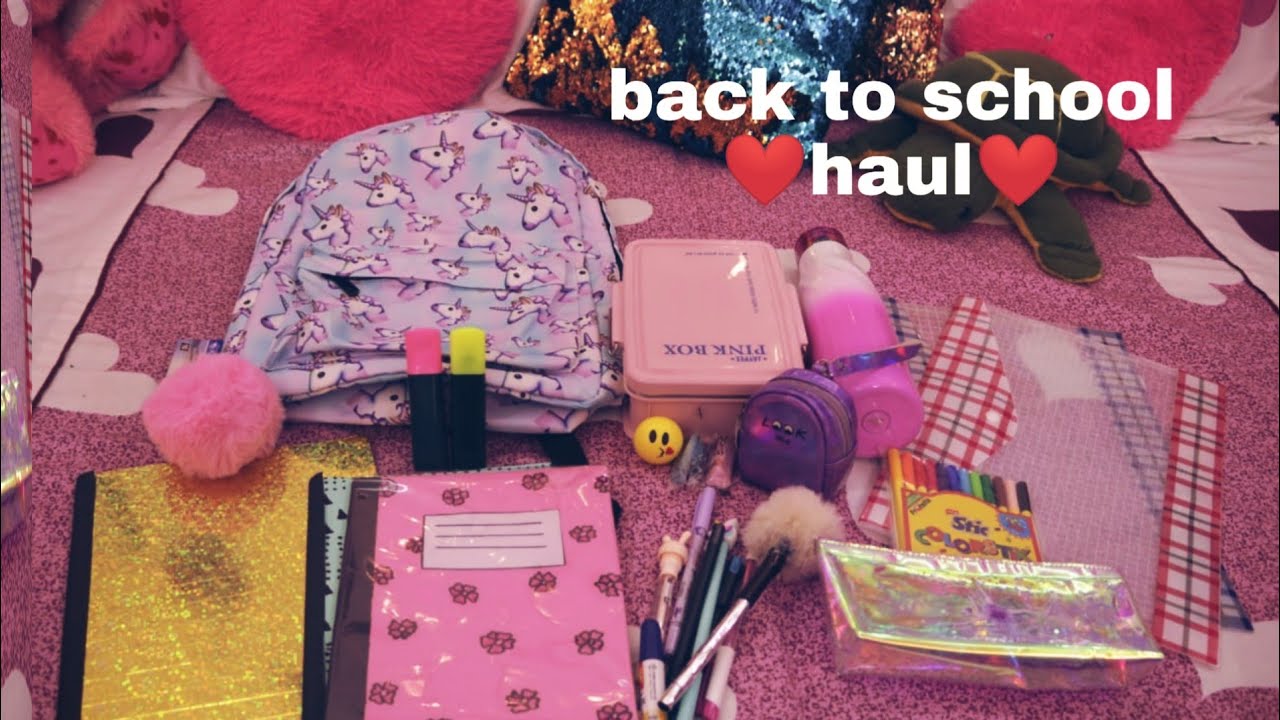 Back to school supplies haul 2020 ️ YouTube