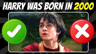 Harry Potter - TRUE or FALSE 🦉⚡🧹 | Only A Muggle Would Fail This True Or False Harry Potter Quiz🗝️