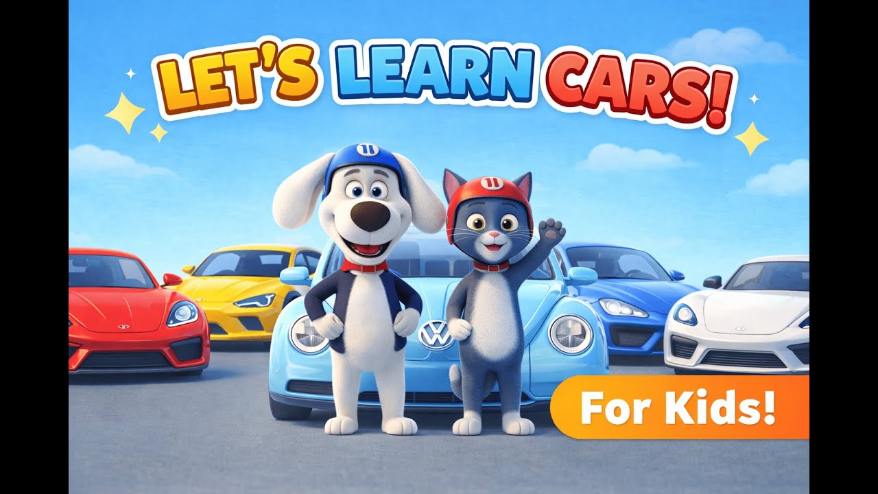 Car Basic Learning Cars π Letβs Learn Cars Together! π #kidslearning #preschool #cartoon #car # ...