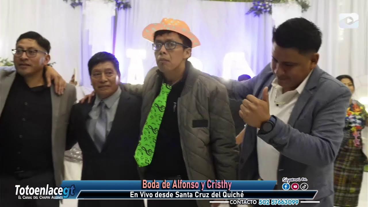 En vivo desde Santa Cruz del Quiché, Boda de Alfonso y Cristhy
